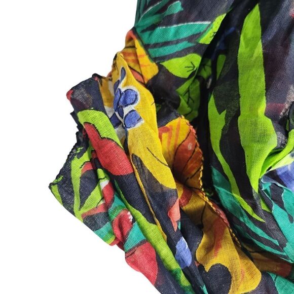 Handsome Hawaii multi color shawl scarf - Picture 3 of 6